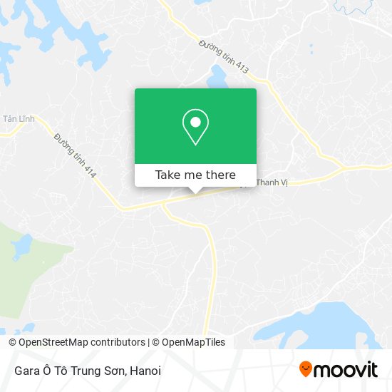 Gara Ô Tô Trung Sơn map