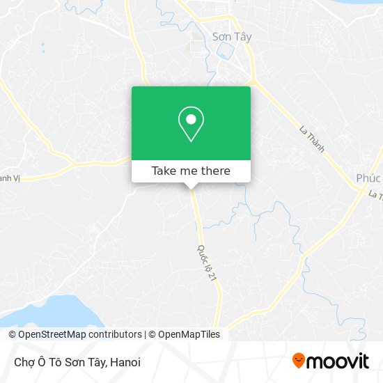 Chợ Ô Tô Sơn Tây map