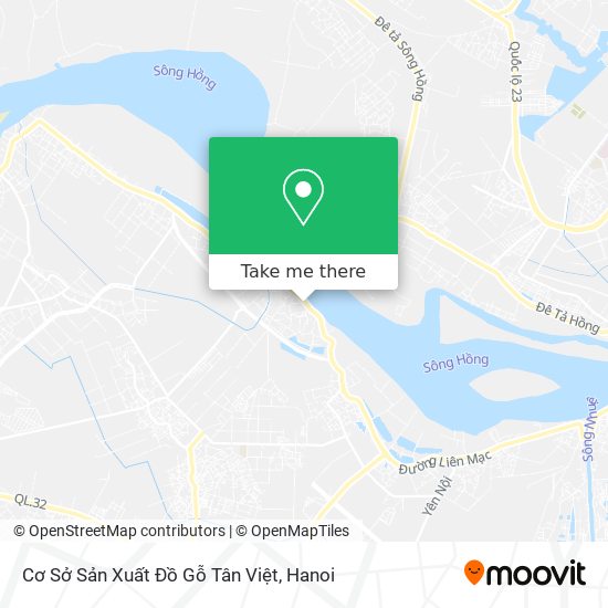 Cơ Sở Sản Xuất Đồ Gỗ Tân Việt map