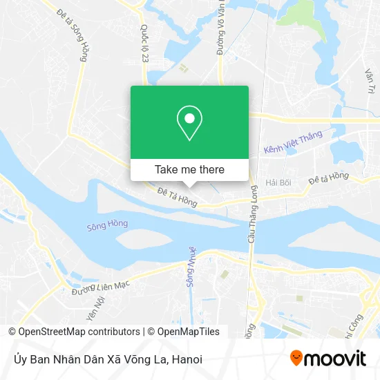 Ủy Ban Nhân Dân Xã Võng La map