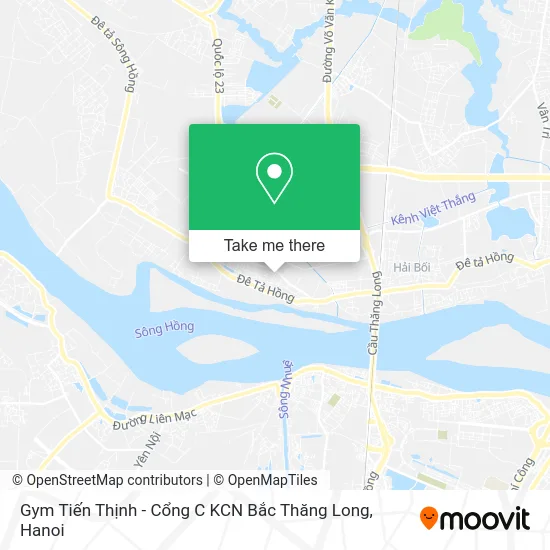Gym Tiến Thịnh - Cổng C KCN Bắc Thăng Long map