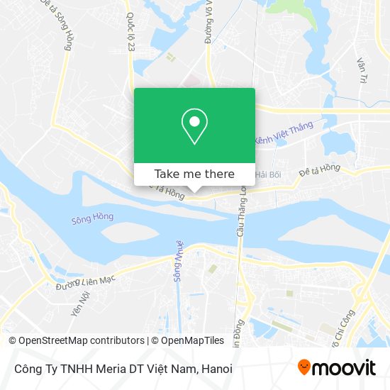 Công Ty TNHH Meria DT Việt Nam map