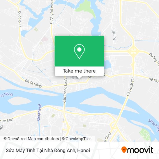 Sửa Máy Tính Tại Nhà Đông Anh map