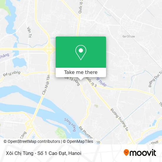 Xôi Chị Tùng - Số 1 Cao Đạt map