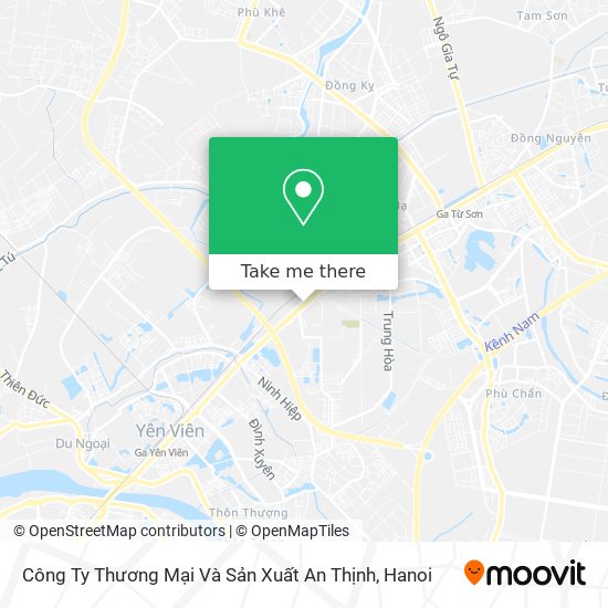 Công Ty Thương Mại Và Sản Xuất An Thịnh map