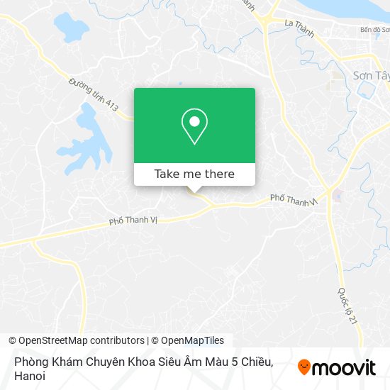 Phòng Khám Chuyên Khoa Siêu Âm Màu 5 Chiều map