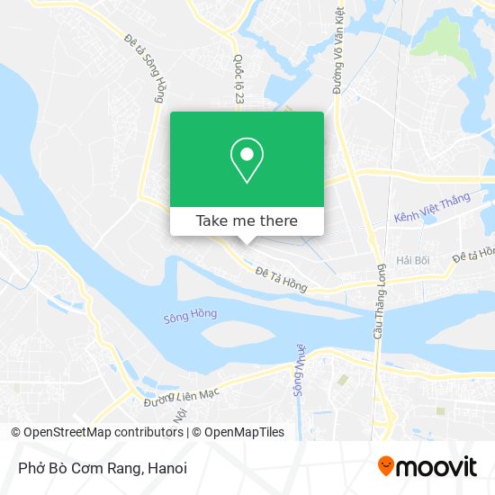 Phở Bò Cơm Rang map