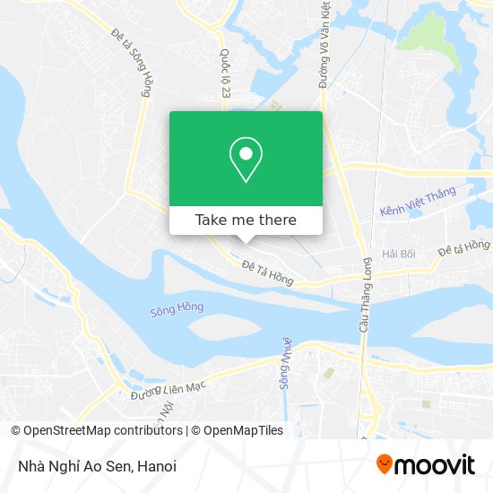 Nhà Nghỉ Ao Sen map