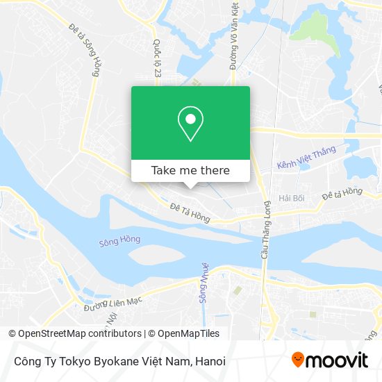 Công Ty Tokyo Byokane Việt Nam map