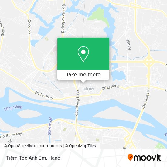 Tiệm Tóc Anh Em map