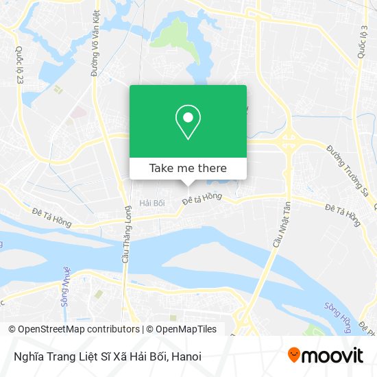Nghĩa Trang Liệt Sĩ Xã Hải Bối map