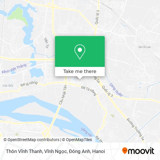 Thôn Vĩnh Thanh, Vĩnh Ngọc, Đông Anh map