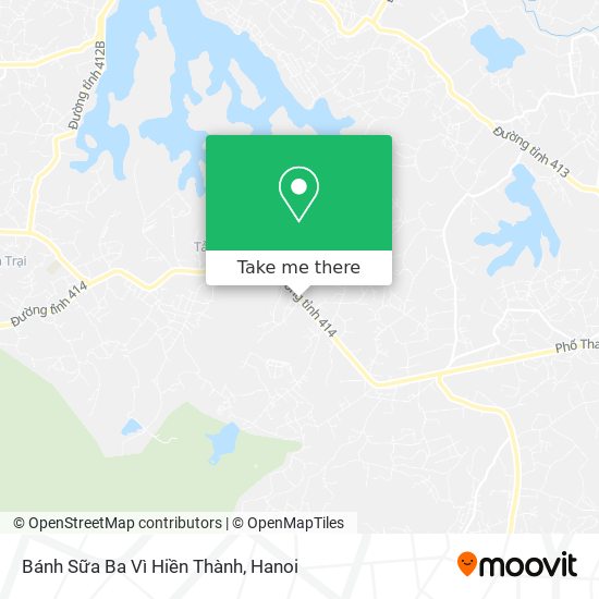 Bánh Sữa Ba Vì Hiền Thành map