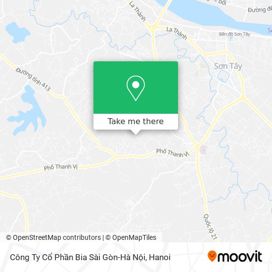 Công Ty Cổ Phần Bia Sài Gòn-Hà Nội map
