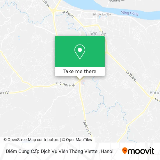 Điểm Cung Cấp Dịch Vụ Viễn Thông Viettel map