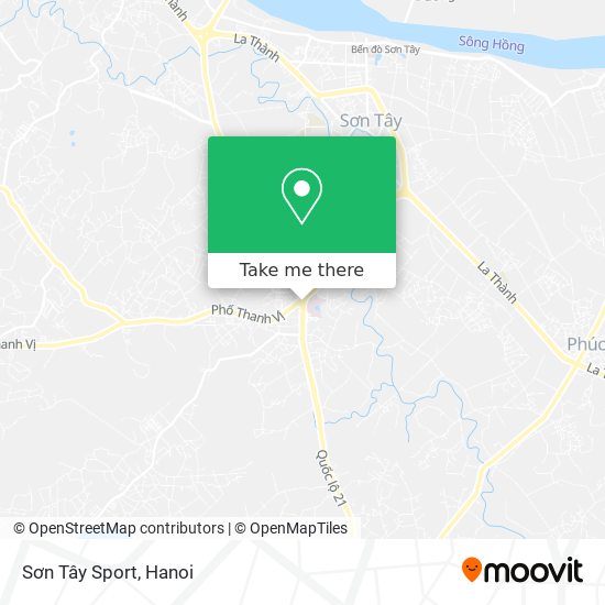 Sơn Tây Sport map