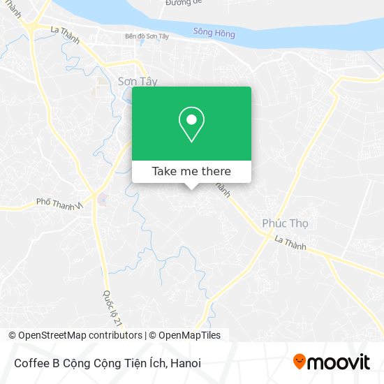 Coffee B Cộng Cộng Tiện Ích map