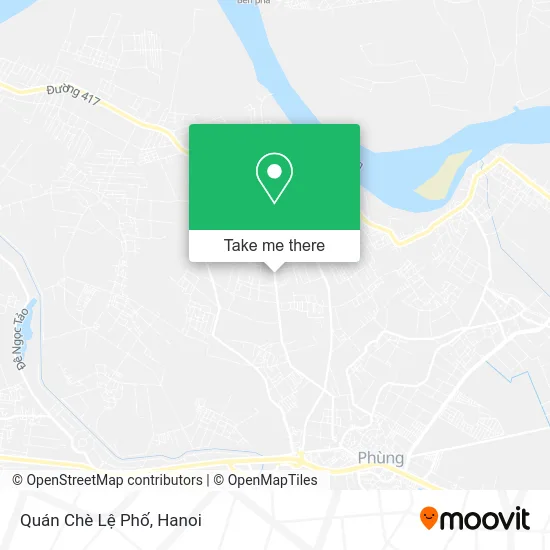 Quán Chè Lệ Phố map
