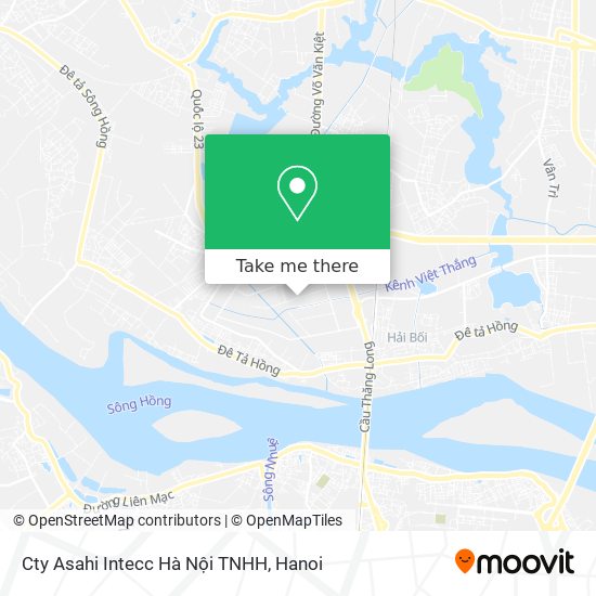 Cty Asahi Intecc Hà Nội TNHH map