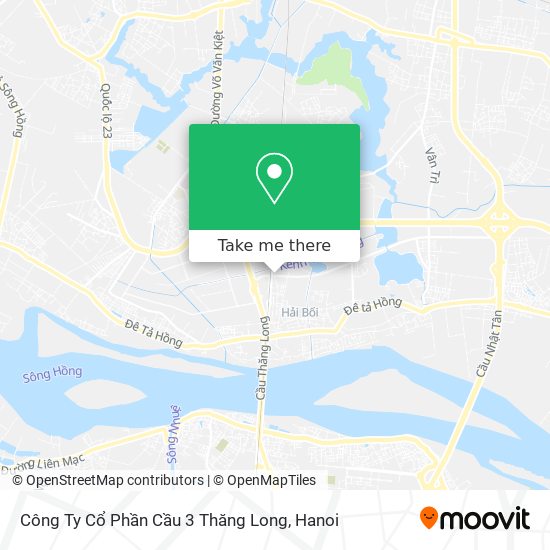 Công Ty Cổ Phần Cầu 3 Thăng Long map