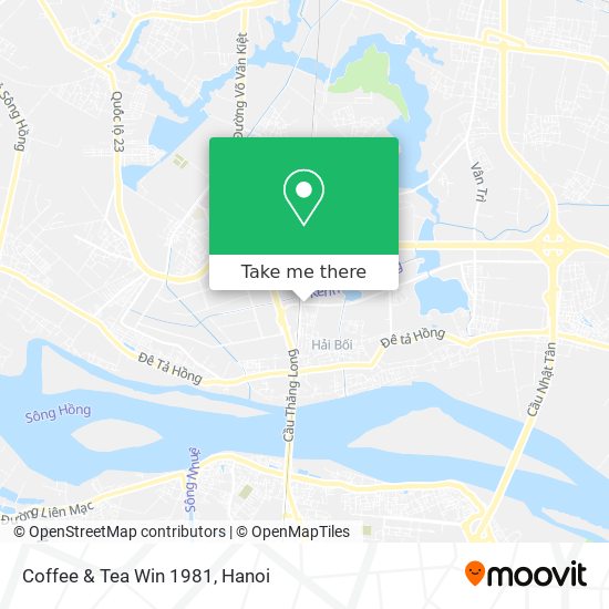 Coffee & Tea Win 1981 map
