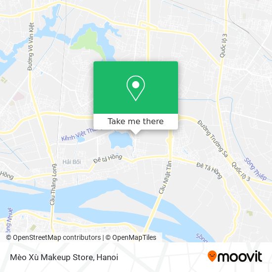 Mèo Xù Makeup Store map