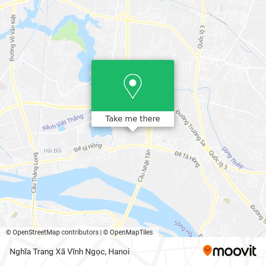 Nghĩa Trang Xã Vĩnh Ngọc map