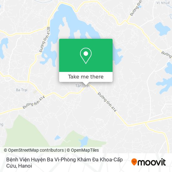 Bệnh Viện Huyện Ba Vì-Phòng Khám Đa Khoa-Cấp Cứu map