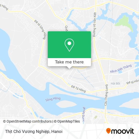 Thịt Chó Vương Nghiệp map