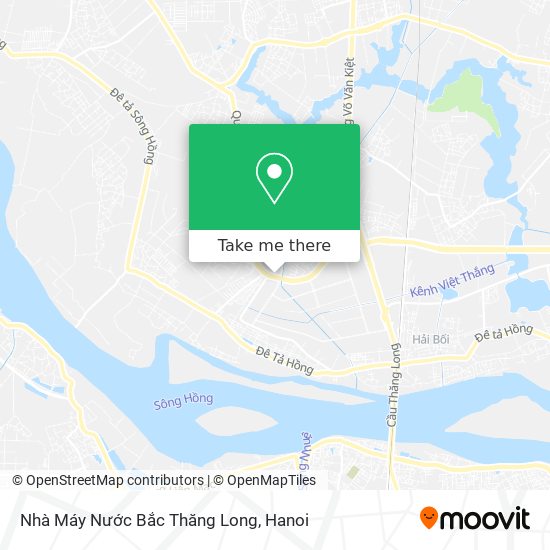 Nhà Máy Nước Bắc Thăng Long map