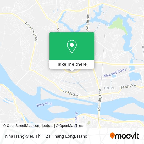 Nhà Hàng-Siêu Thị H2T Thăng Long map