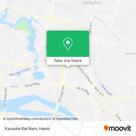 Karaoke Đại Nam map