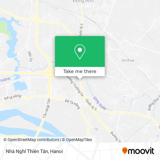 Nhà Nghỉ Thiên Tân map