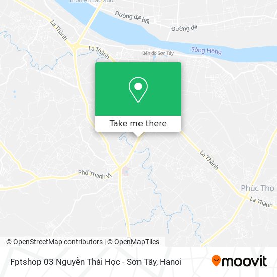 Fptshop 03 Nguyễn Thái Học - Sơn Tây map