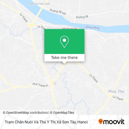 Trạm Chăn Nuôi Và Thú Y Thị Xã Sơn Tây map