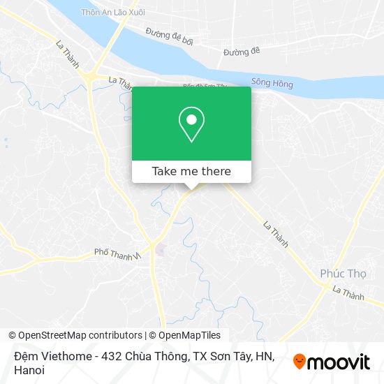 Đệm Viethome - 432 Chùa Thông, TX Sơn Tây, HN map