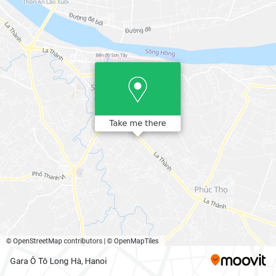 Gara Ô Tô Long Hà map