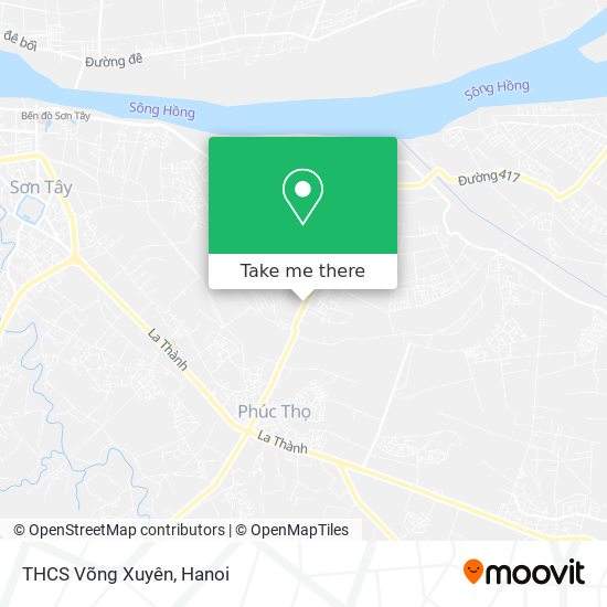 THCS Võng Xuyên map