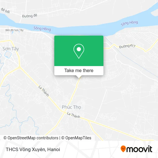 THCS Võng Xuyên map