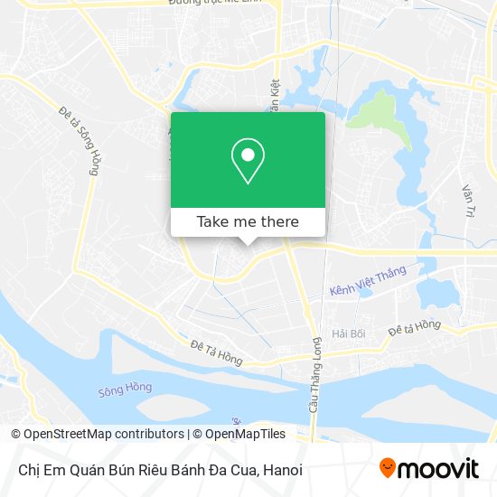 Chị Em Quán Bún Riêu Bánh Đa Cua map