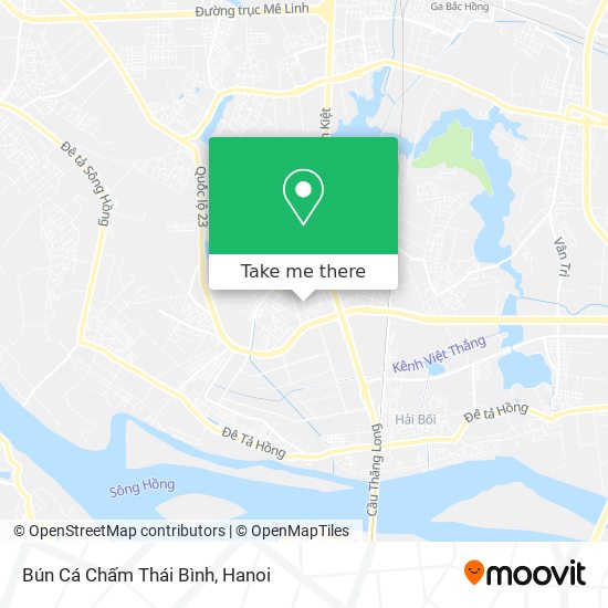 Bún Cá Chấm Thái Bình map