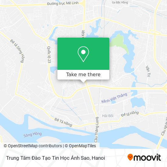 Trung Tâm Đào Tạo Tin Học Ánh Sao map
