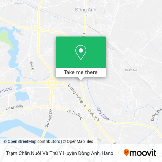 Trạm Chăn Nuôi Và Thú Y Huyện Đông Anh map