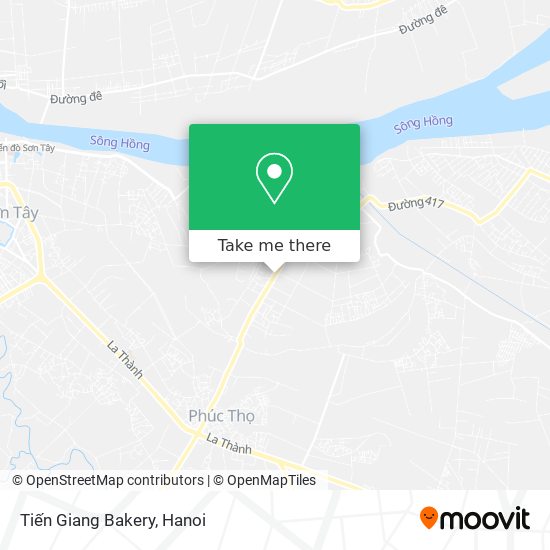 Tiến Giang Bakery map