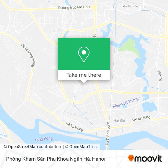 Phòng Khám Sản Phụ Khoa Ngân Hà map