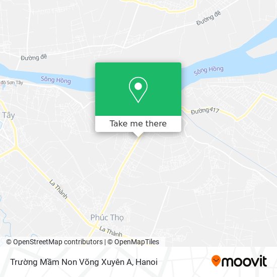 Trường Mầm Non Võng Xuyên A map