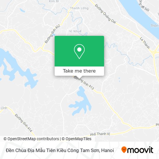 Đền Chùa Địa Mẫu Tiên Kiều Công Tam Sơn map