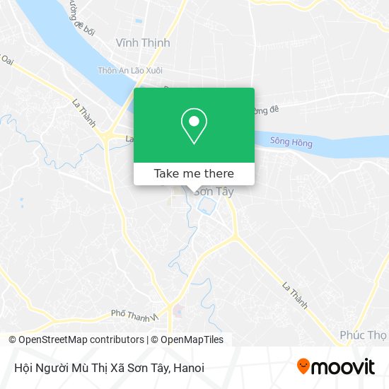 Hội Người Mù Thị Xã Sơn Tây map