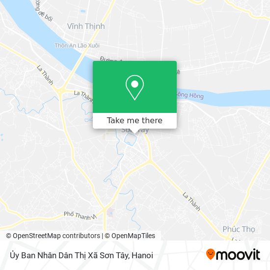 Ủy Ban Nhân Dân Thị Xã Sơn Tây map