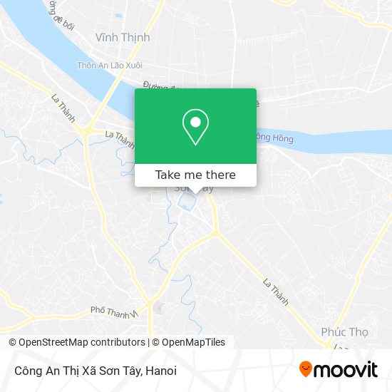 Công An Thị Xã Sơn Tây map
